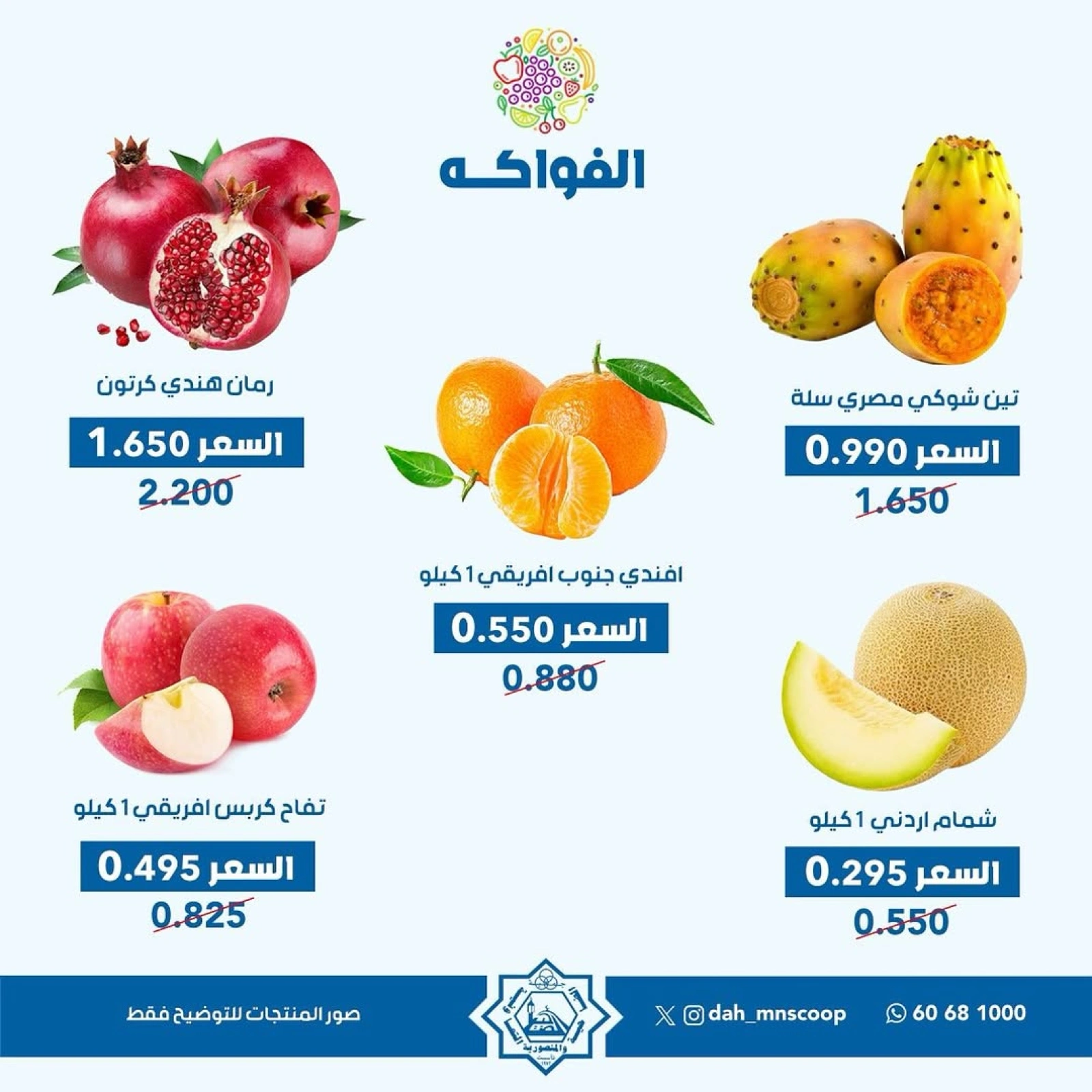 عروض الخضار والفواكه - جمعية الضاحية والمنصورية