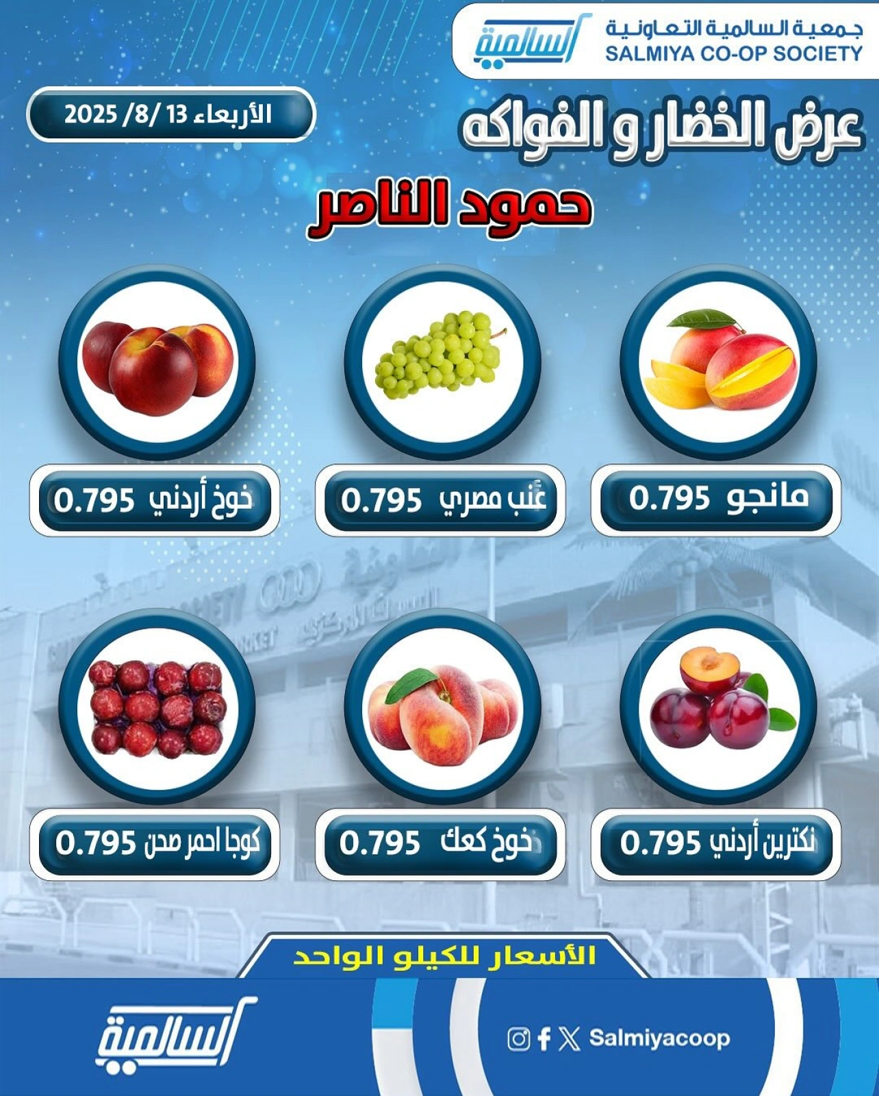 عروض الخضار والفواكه - فرع حمود الناصر - جمعية السالمية