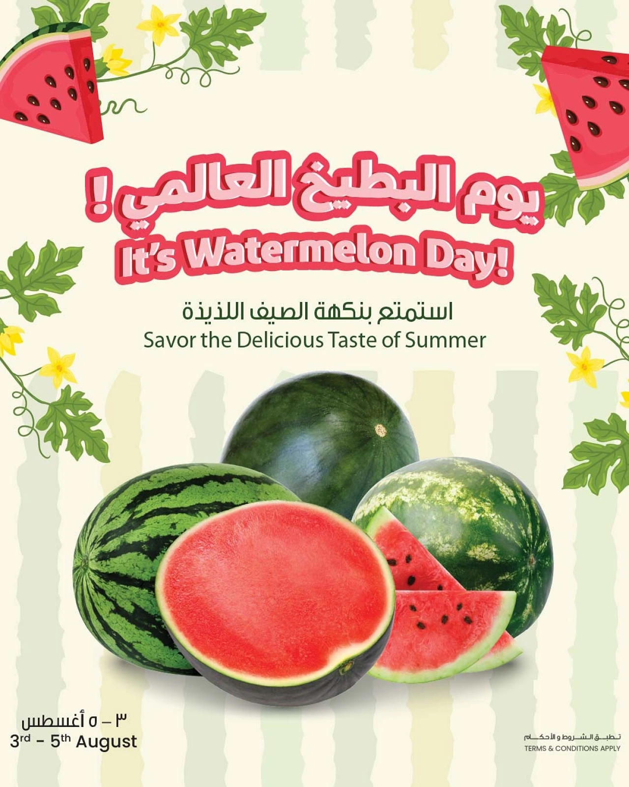 عروض يوم البطيخ العالمي - مركز سلطان