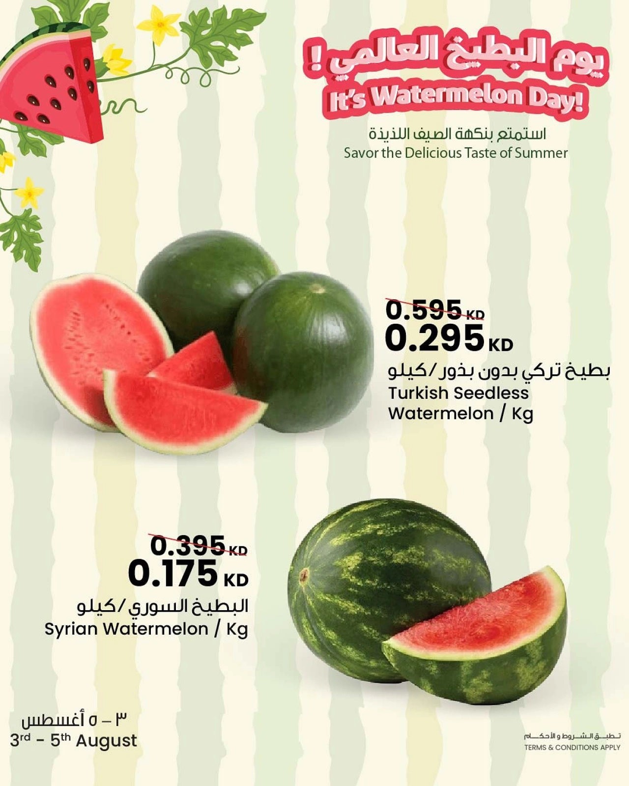 عروض يوم البطيخ العالمي - مركز سلطان