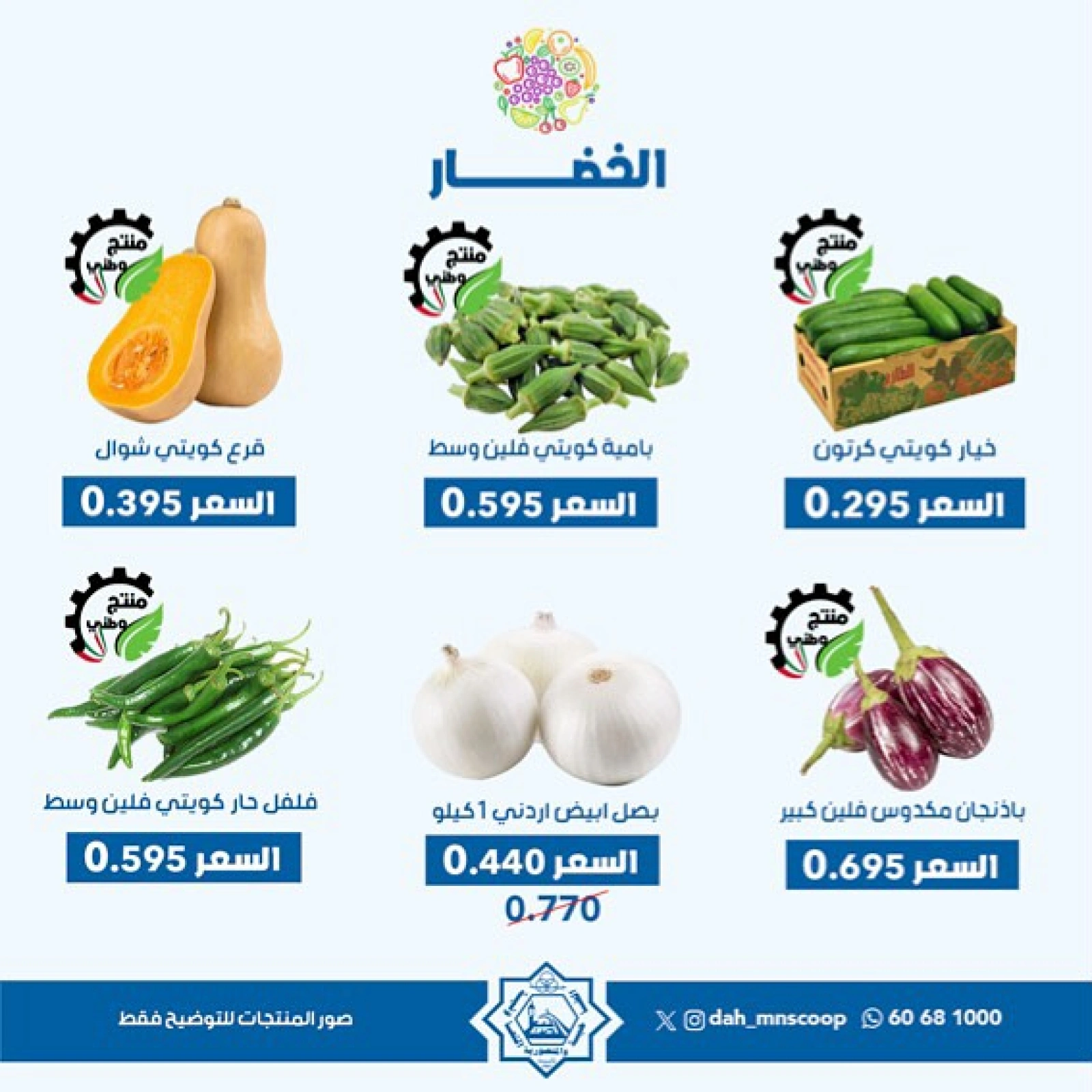 عروض الخضار والفواكه - جمعية الضاحية والمنصورية